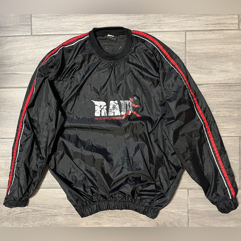Rad Ultimate Strength Men’s Black Sauna Weight Loss Fitness Sport Suit, Size XL